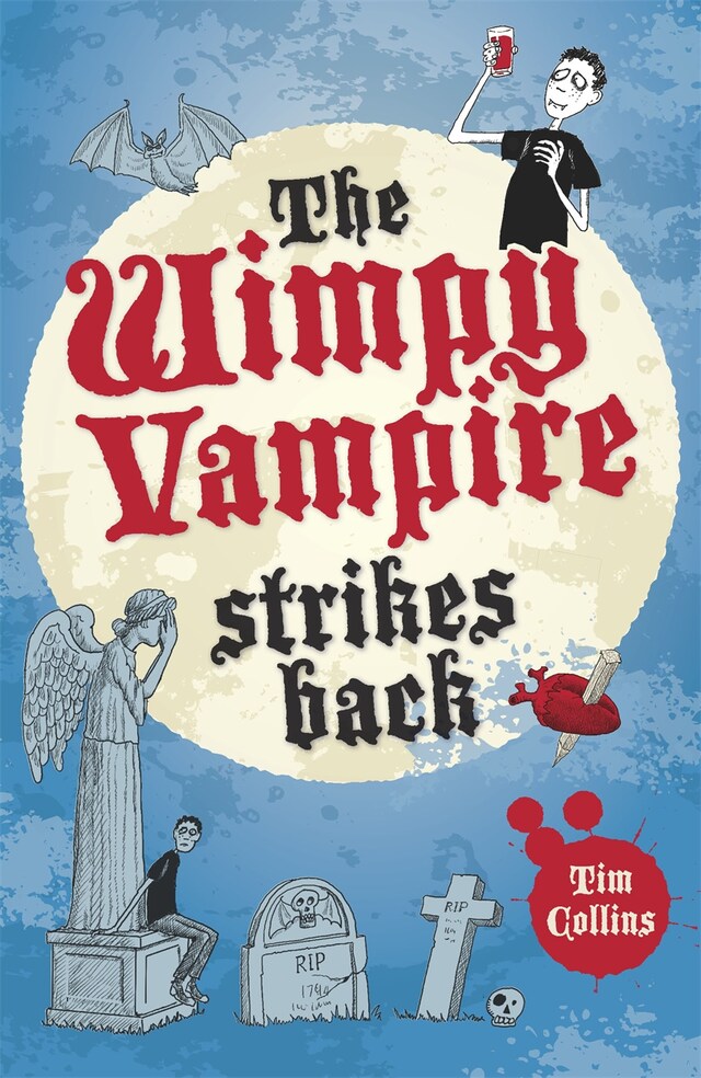 Book cover for The Wimpy Vampire Strikes Back