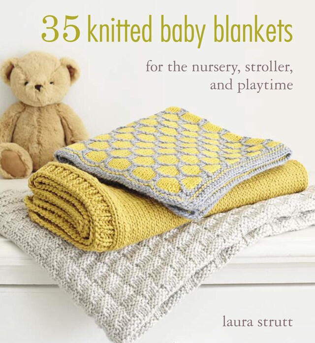 Bogomslag for 35 Knitted Baby Blankets