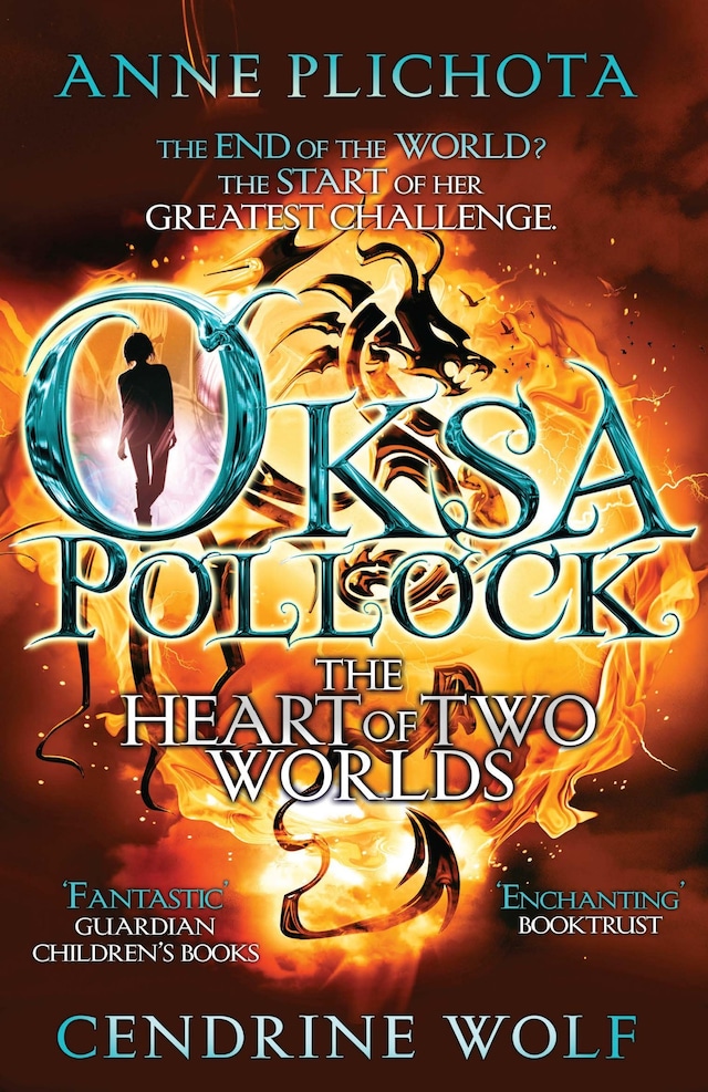 Book cover for Oksa Pollock: The Heart of Two Worlds