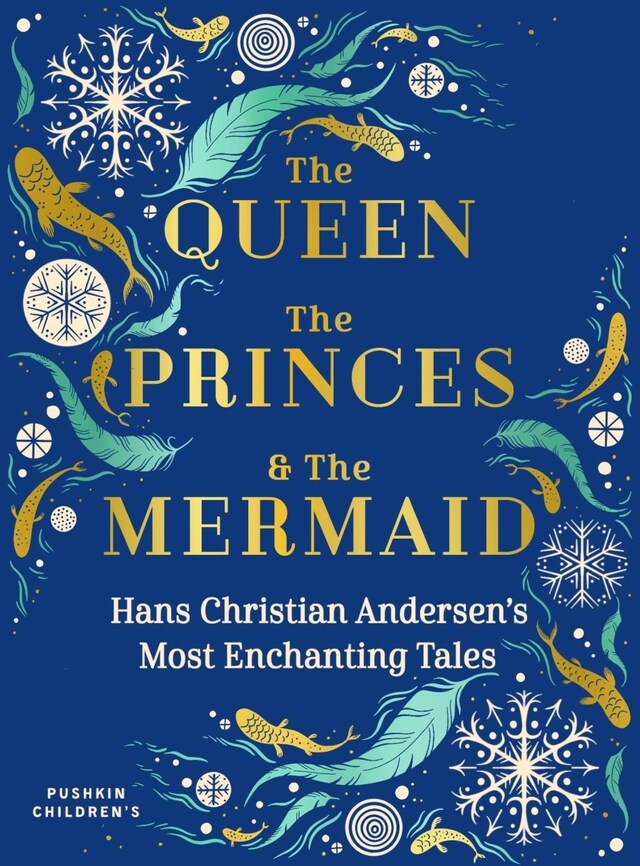 Kirjankansi teokselle The Queen, the Princes and the Mermaid