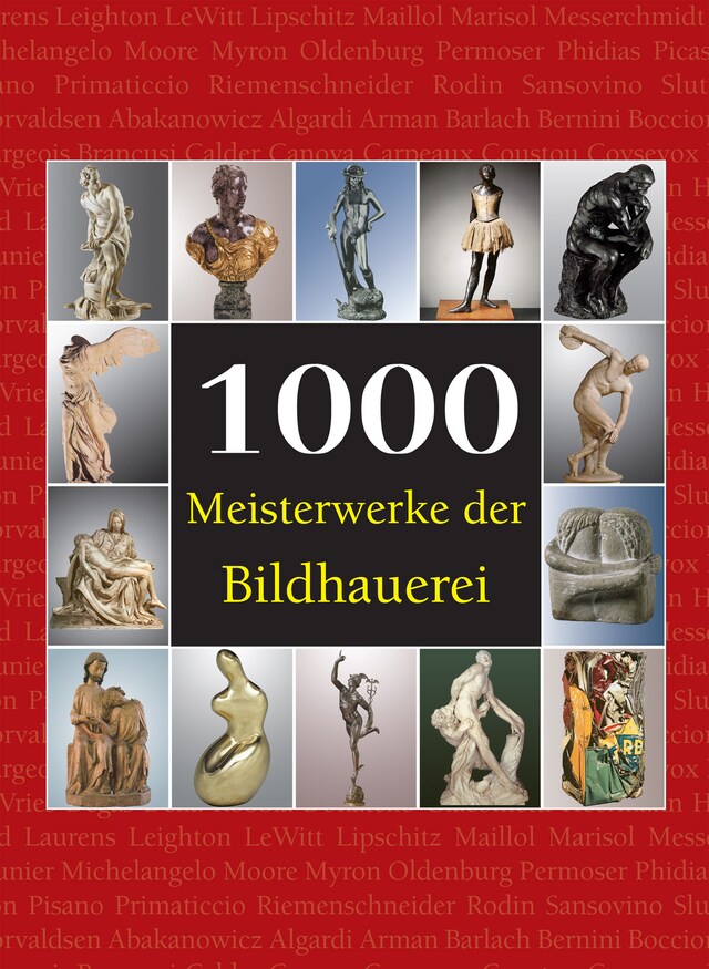 Buchcover für 1000 Meisterwerke der Bildhauerei