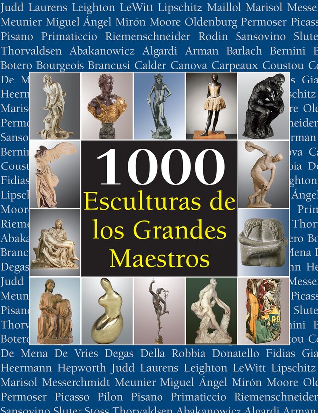 Copertina del libro per 1000 Esculturas de los Grandes Maestros