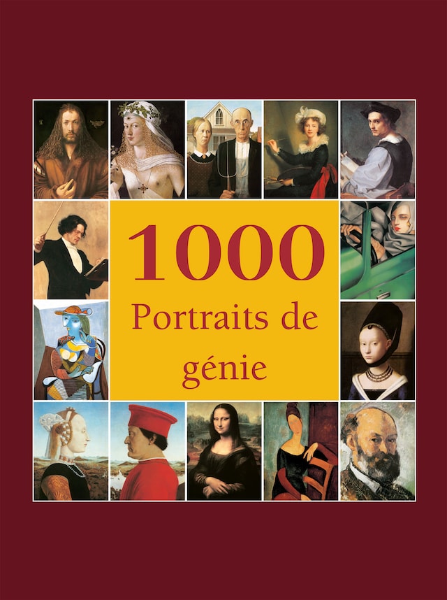 Kirjankansi teokselle 1000 Portraits de génie