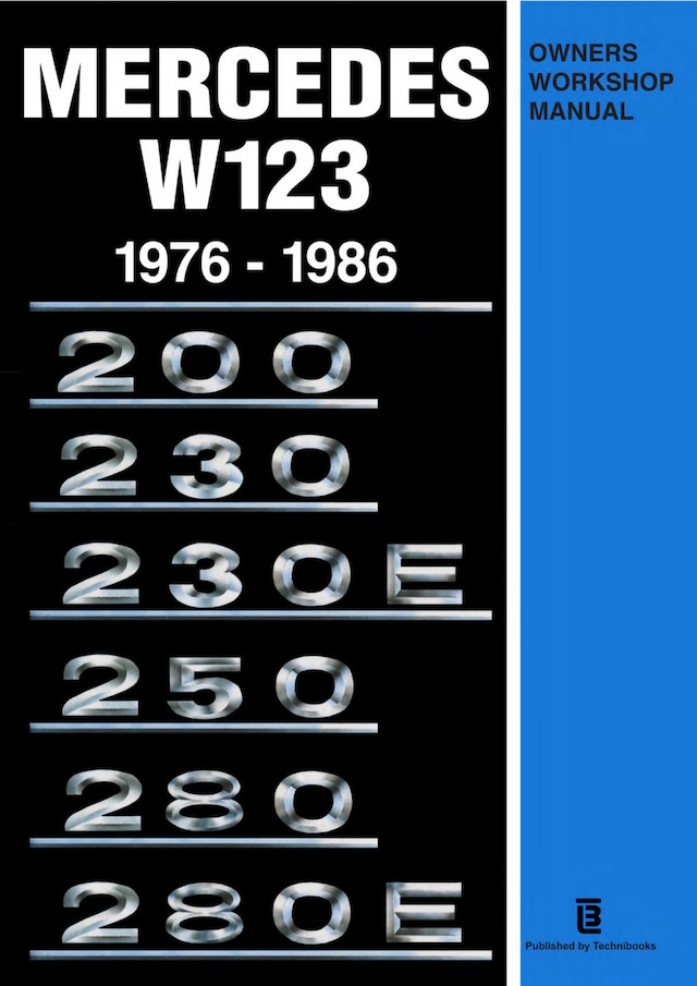 Couverture de livre pour Mercedes W123 Own Work Man 1976-1986