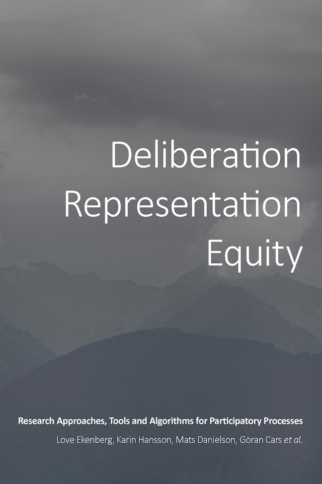 Okładka książki dla Deliberation, Representation, Equity