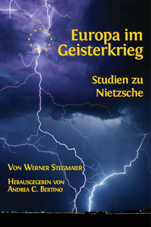 Kirjankansi teokselle Europa im Geisterkrieg. Studien zu Nietzsche