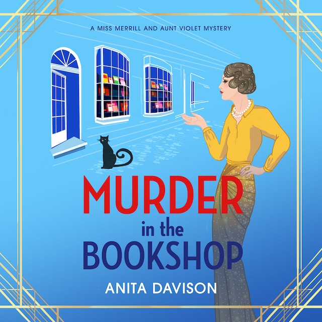 Book cover for Murder in the Bookshop - Miss Merrill and Aunt Violet Mysteries, Book 1 (Unabridged)