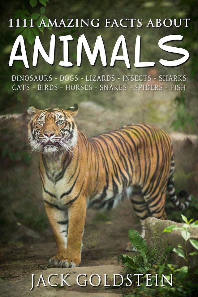 Portada de libro para 1111 Amazing Facts about Animals