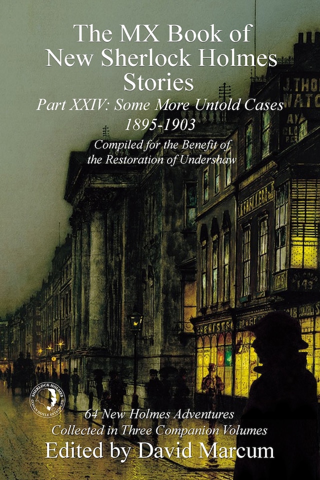 Kirjankansi teokselle The MX Book of New Sherlock Holmes Stories - Part XXIV