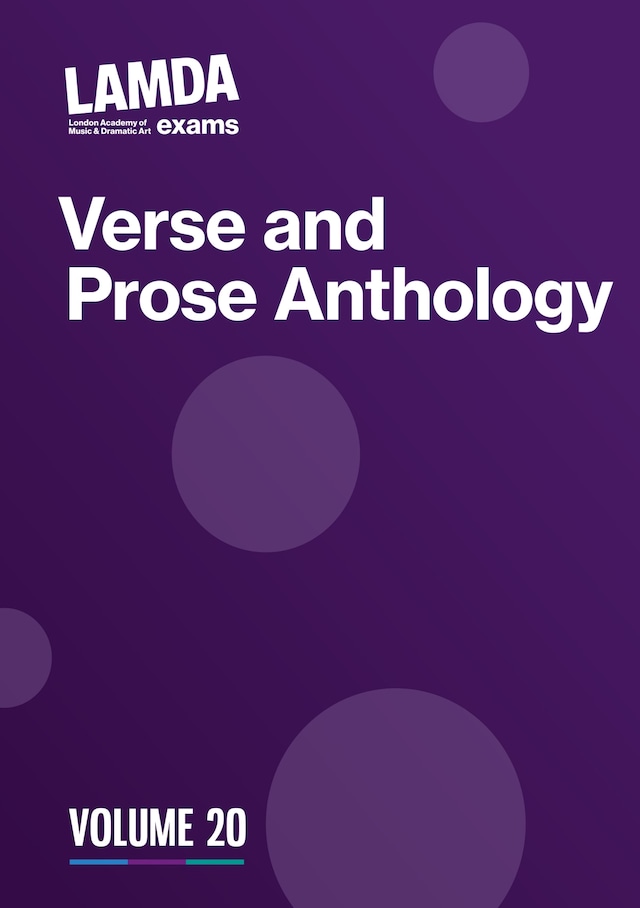 Book cover for LAMDA Verse and Prose Anthology: Volume 20