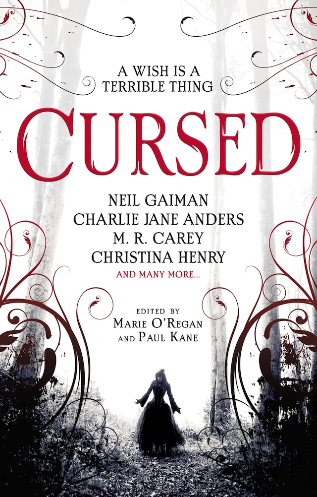 Kirjankansi teokselle Cursed: An Anthology