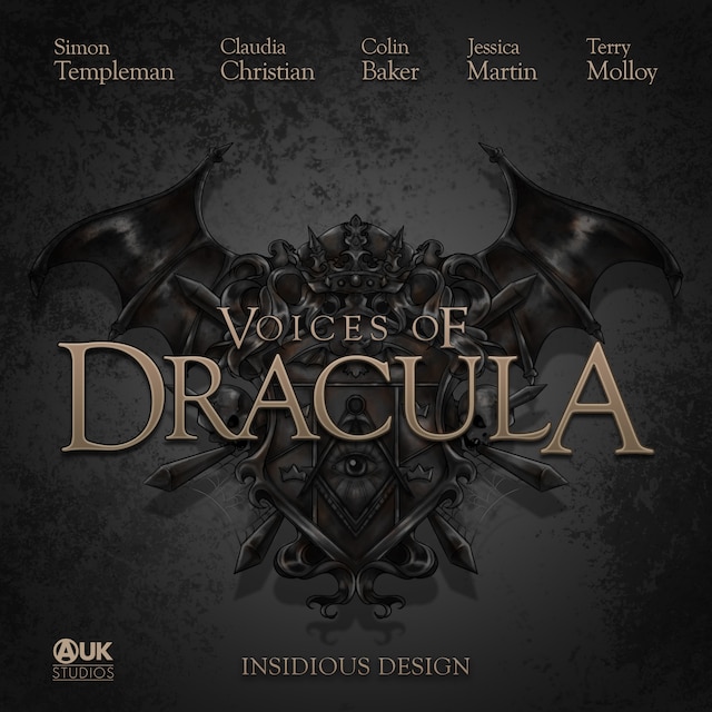 Book cover for Voices of Dracula - Insidious Design