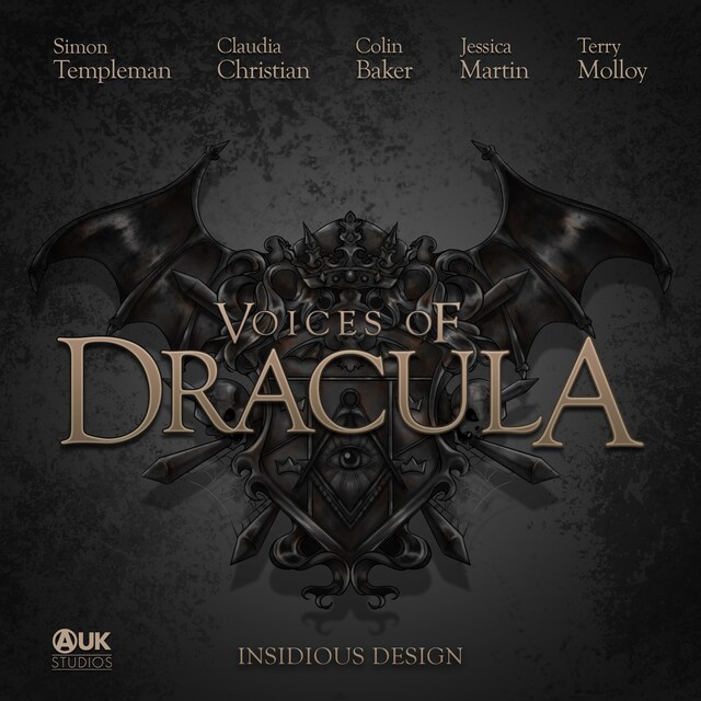 Book cover for Voices of Dracula - Insidious Design