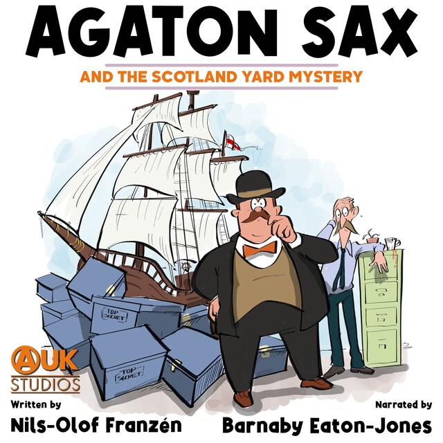 Boekomslag van Agaton Sax and the Scotland Yard Mystery