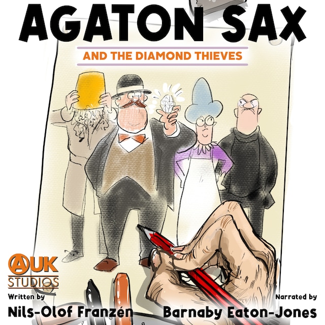 Book cover for Agaton Sax and the Diamond Thieves