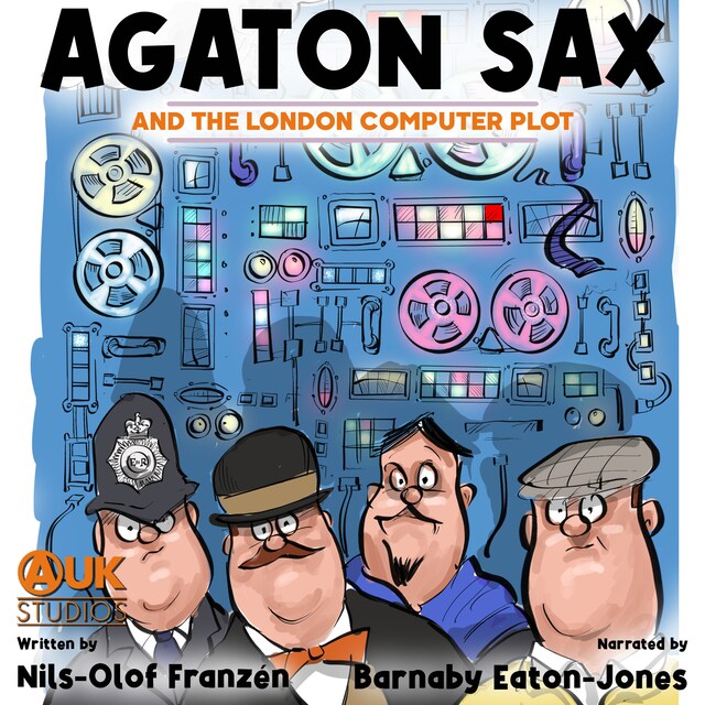 Okładka książki dla Agaton Sax and the London Computer Plot