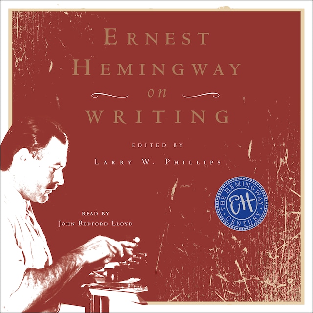 Kirjankansi teokselle Ernest Hemingway on Writing