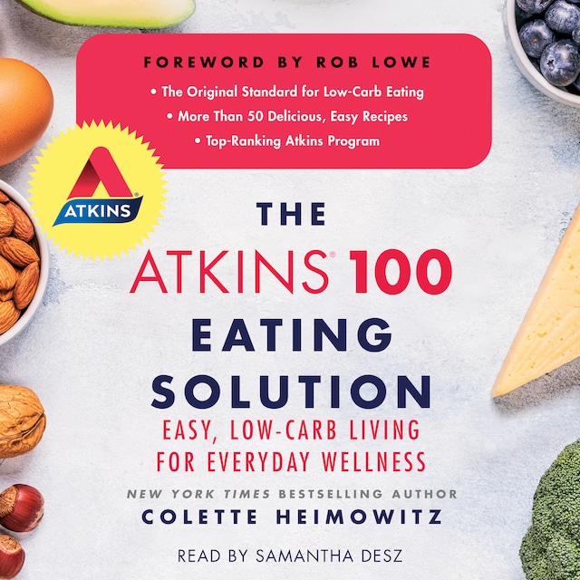 Kirjankansi teokselle The Atkins 100 Eating Solution