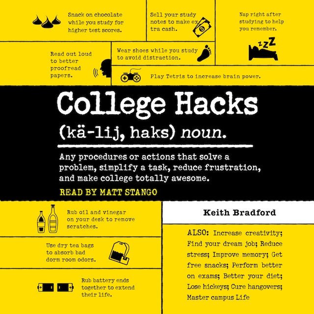 Couverture de livre pour College Hacks