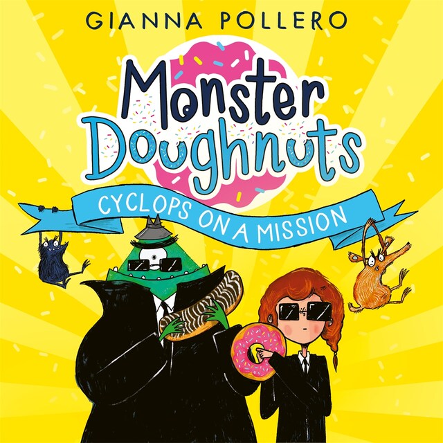 Couverture de livre pour Cyclops on a Mission (Monster Doughnuts 2)