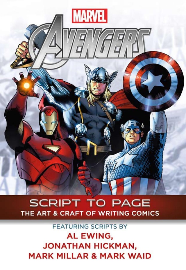 Kirjankansi teokselle Marvel's Avengers - Script To Page