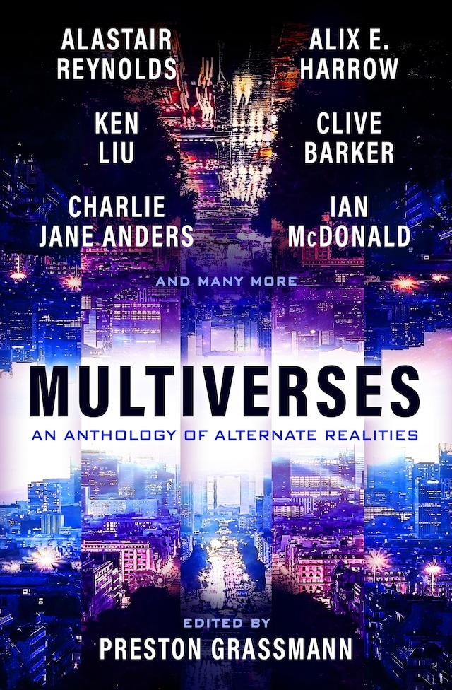 Book cover for Multiverses: An anthology of alternate realities