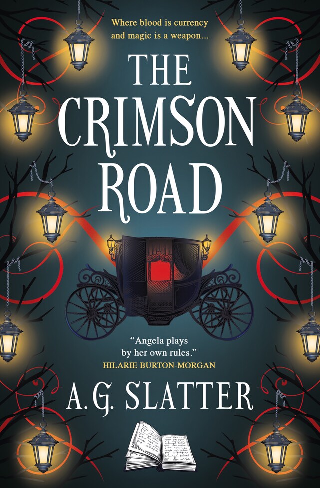 Book cover for The Crimson Road