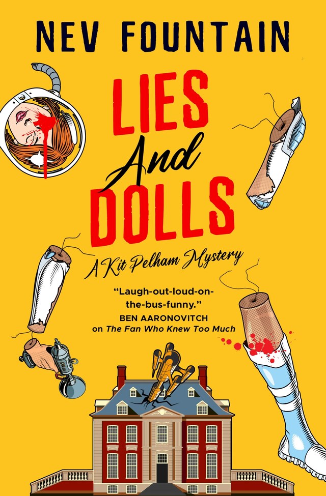 Book cover for The Kit Pelham mysteries - Lies and Dolls