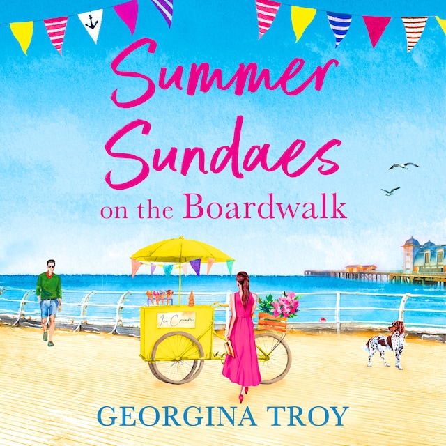 Book cover for Summer Sundaes on the Boardwalk - The Boardwalk Series, Book 1 (Unabridged)