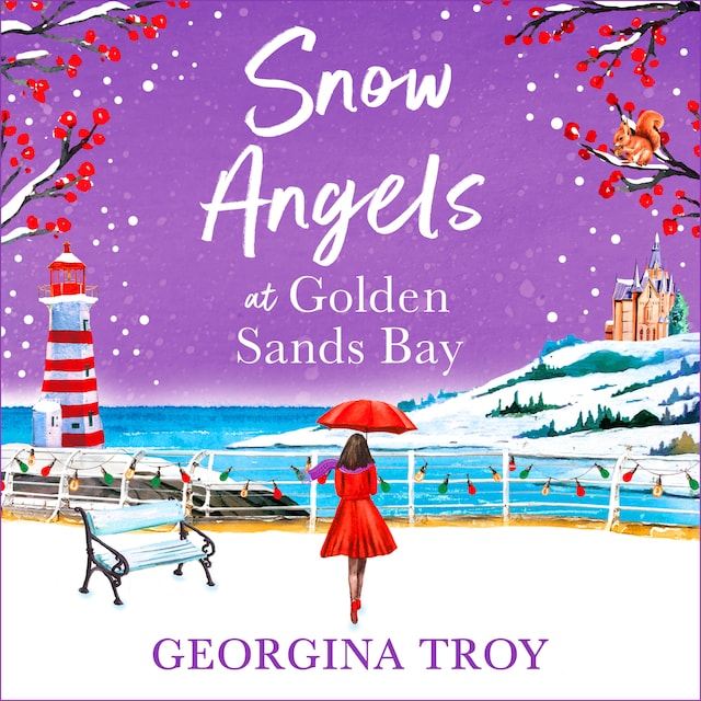Book cover for Snow Angels on the Boardwalk - The Boardwalk Series, Book 5 (Unabridged)