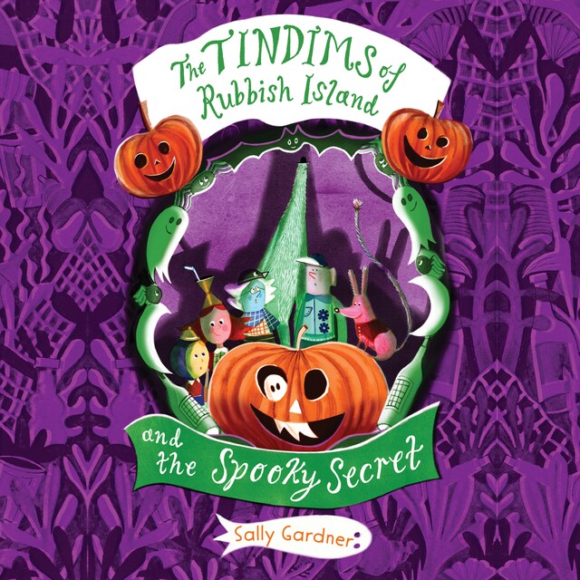 Book cover for The Tindims of Rubbish Island and the Spooky Secret