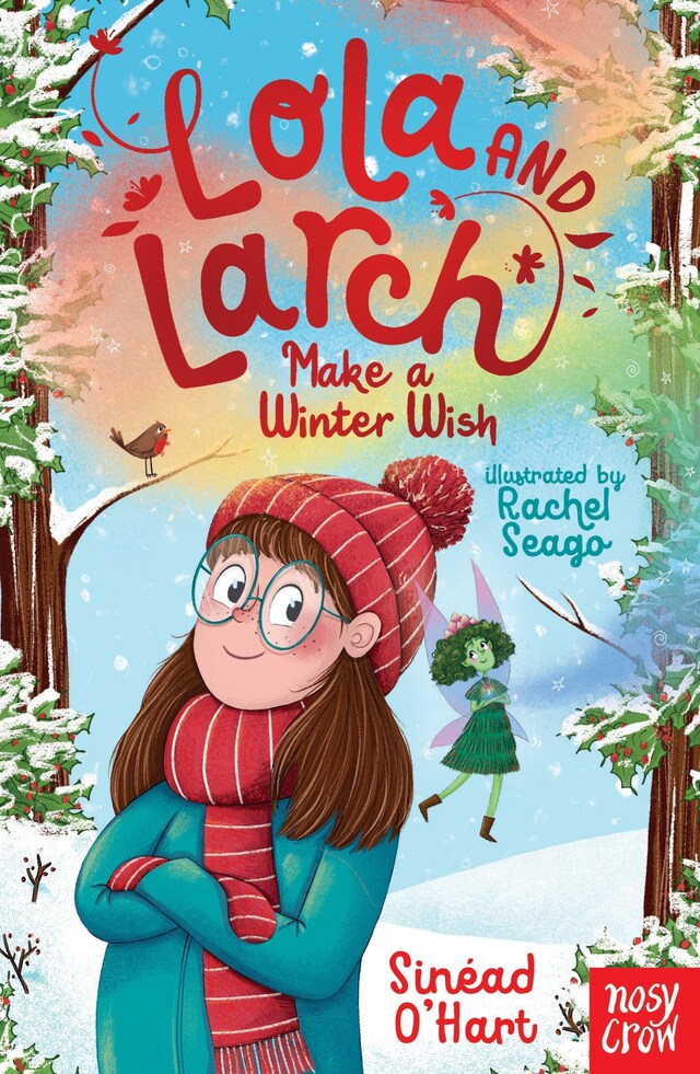 Book cover for Lola and Larch Make a Winter Wish