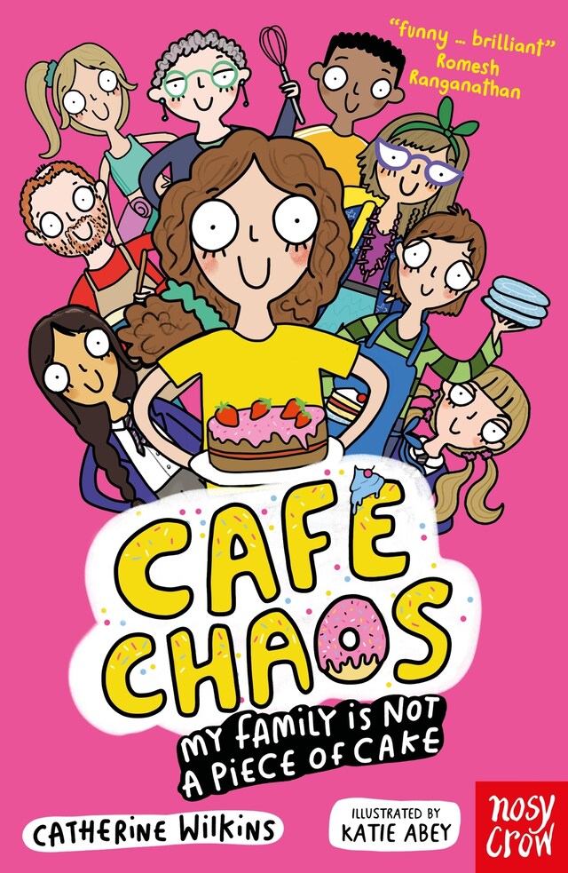 Book cover for Café Chaos: My Family Is Not a Piece of Cake