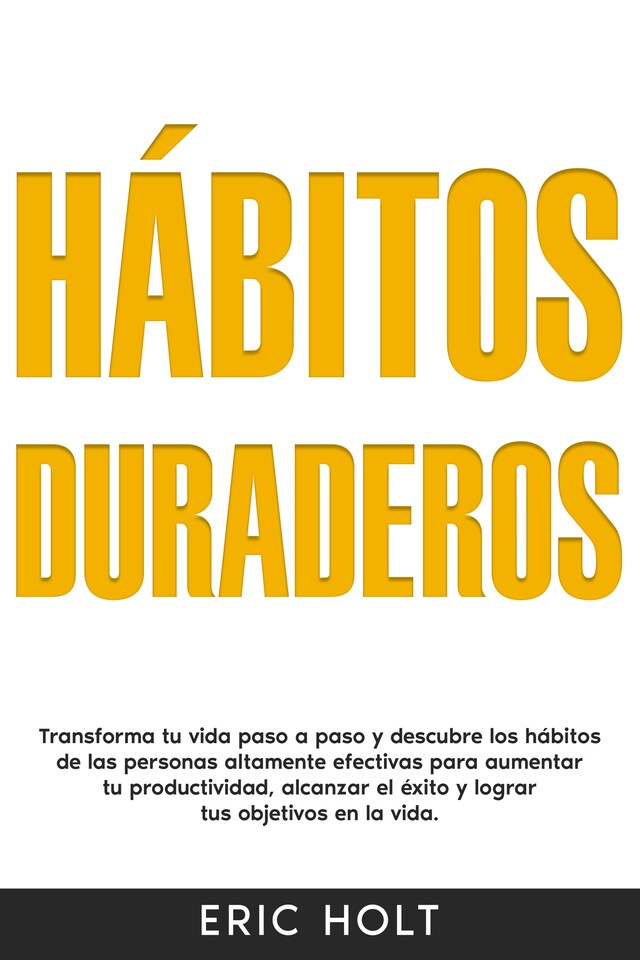 Book cover for Hábitos Duraderos