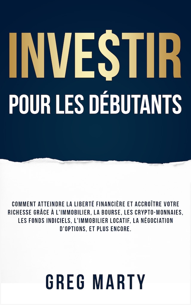 Boekomslag van Investir Pour Les Débutants