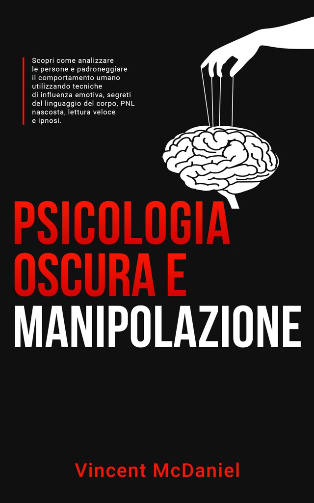 Boekomslag van Psicologia oscura e manipolazione