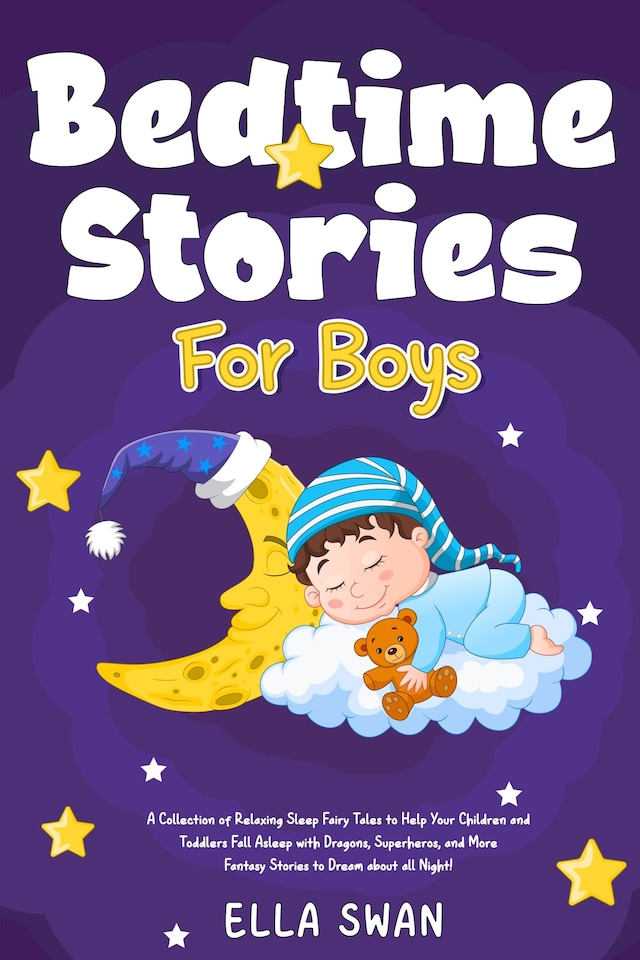 Portada de libro para Bedtime Stories For Boys