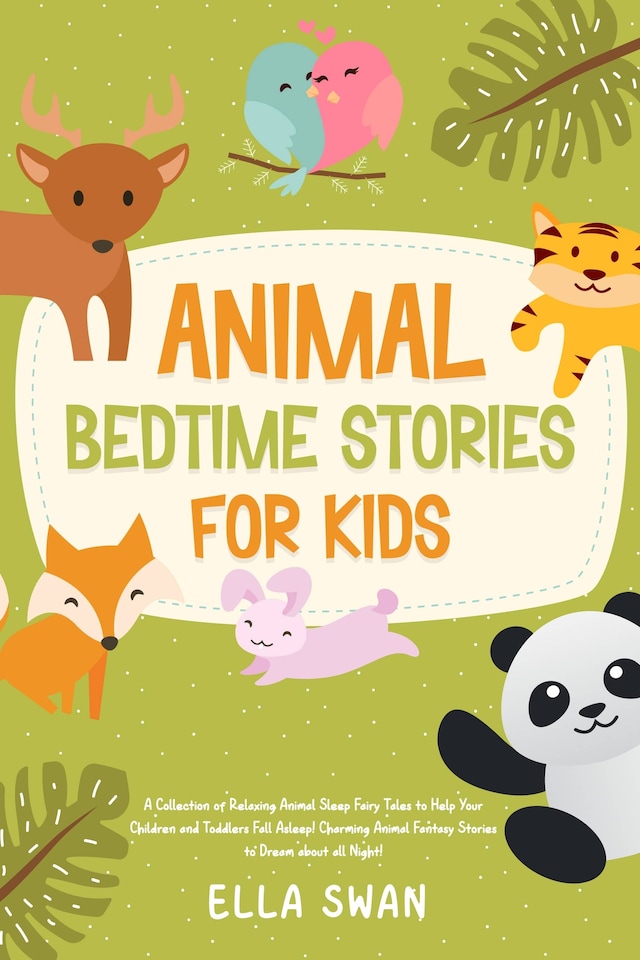 Portada de libro para Animal Bedtime Stories For Kids