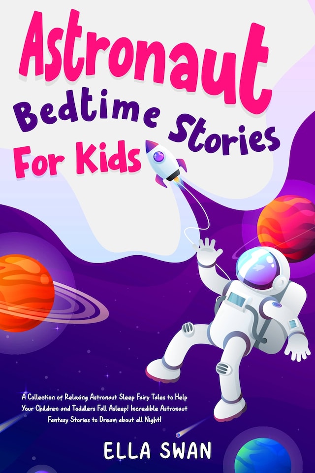 Portada de libro para Astronaut Bedtime Stories For Kids
