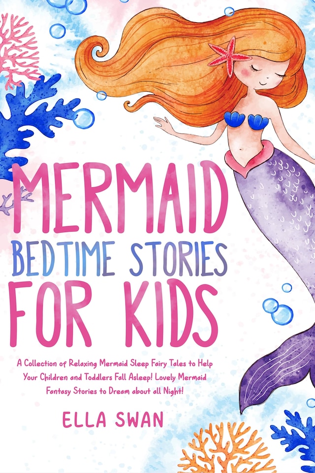Portada de libro para Mermaid Bedtime Stories For Kids