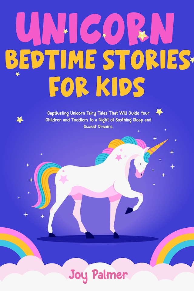 Copertina del libro per Unicorn Bedtime Stories For Kids
