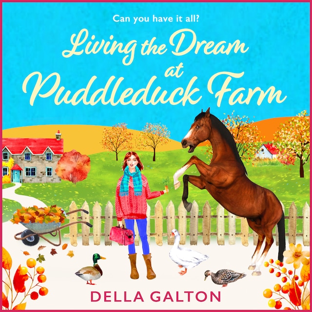 Book cover for Living the Dream at Puddleduck Farm - Puddleduck Farm, Book 4 (Unabridged)