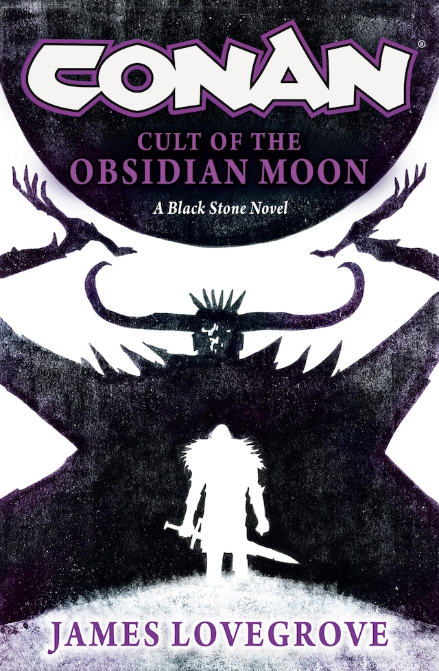 Boekomslag van Conan: Cult of the Obsidian Moon