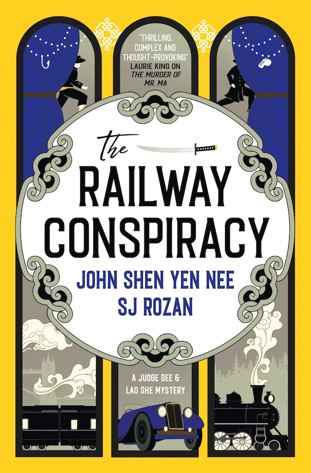 Kirjankansi teokselle The Judge Dee and Lao She mysteries - The Railway Conspiracy