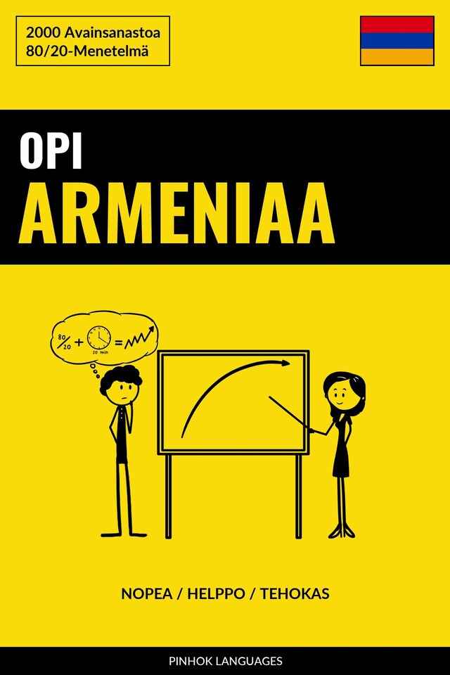 Kirjankansi teokselle Opi Armeniaa - Nopea / Helppo / Tehokas