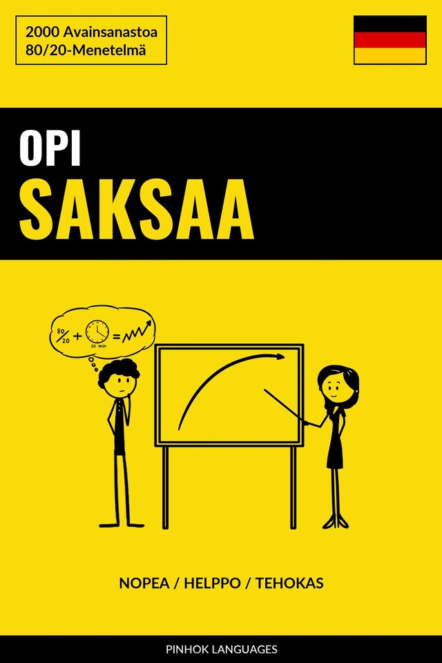 Kirjankansi teokselle Opi Saksaa - Nopea / Helppo / Tehokas