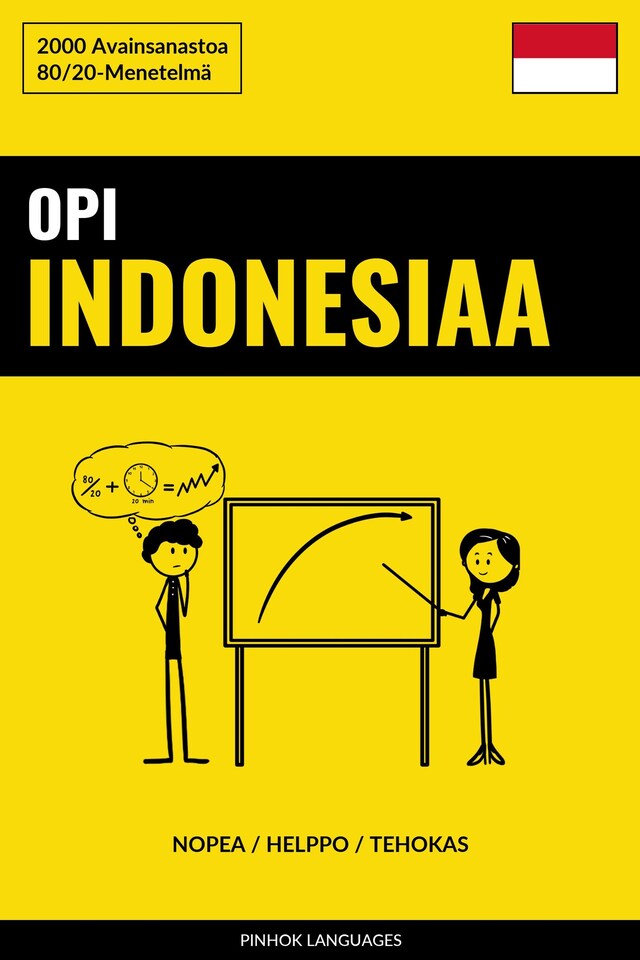 Kirjankansi teokselle Opi Indonesiaa - Nopea / Helppo / Tehokas