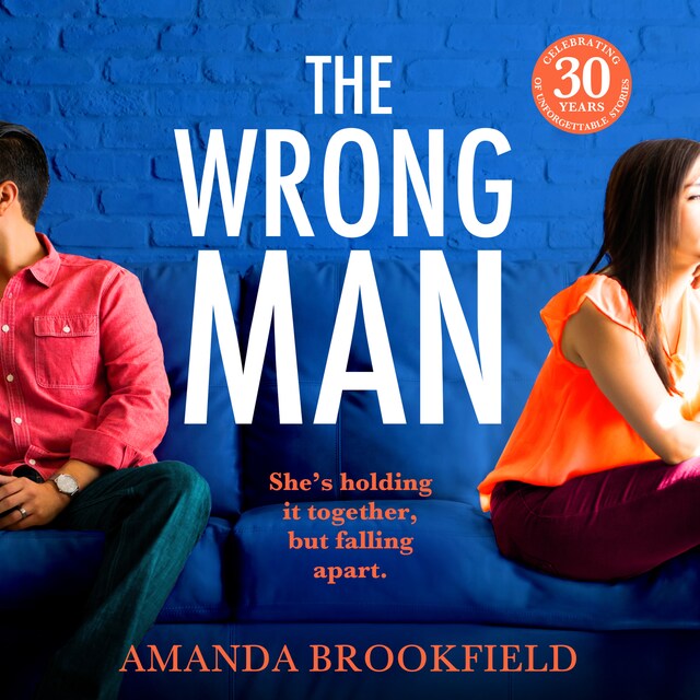 Okładka książki dla The Wrong Man - A page-turning book club read from Amanda Brookfield for 2023 (Unabridged)