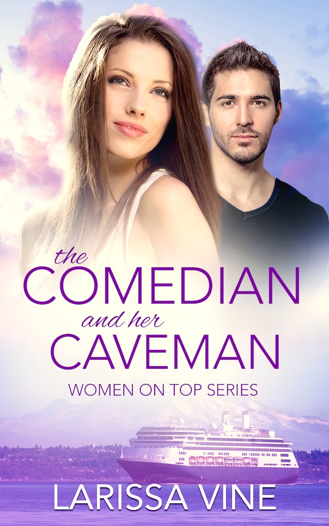 Book cover for The Comedian and her Caveman