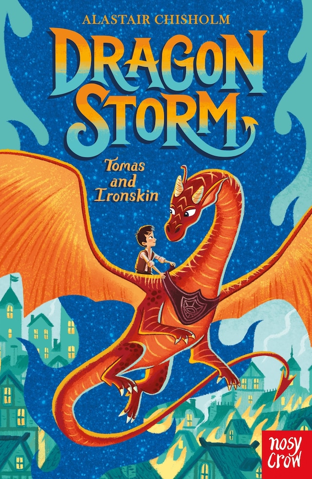 Portada de libro para Dragon Storm: Tomas and Ironskin